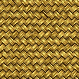 FunStick Gold Basket Woven Wallpaper Peel and Stick Vintage Wicker Rattan Wallpaper for Furniture Cabinets Doors Walls Decorative Removable Gold Contact Paper Waterproof Self Adhesive Vinyl 17.5"x118"