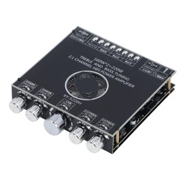 XY-S220H HiFi Bluetooth Amplifier Board, 160W*2+220W 2.1 Channel, with Treble and Bass Adjustment, 12‑38V, for DIY Speakers