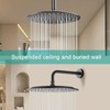 AULEEND All Metal Rain Shower Head - Heavy Duty Stainless