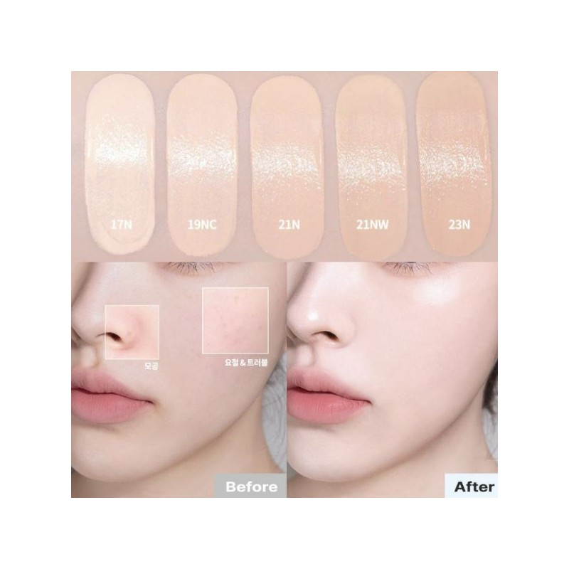 VIDIVICI Nude Perfection Skin Fit Cushion 15g*2ea, Shade:19NC Light
