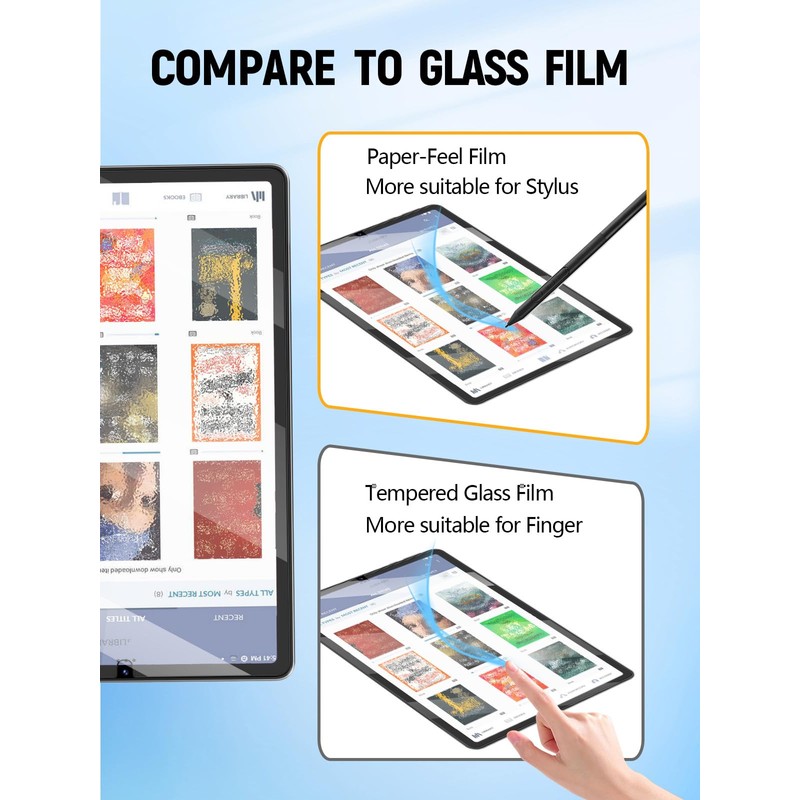 FJIASTB Drawing Screen Protector for Nook Reading Tablet 8.7 Inch