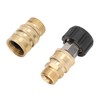 8pcs Pressure Washer Adapter Set Quick Coupler Fittings Metal Quick