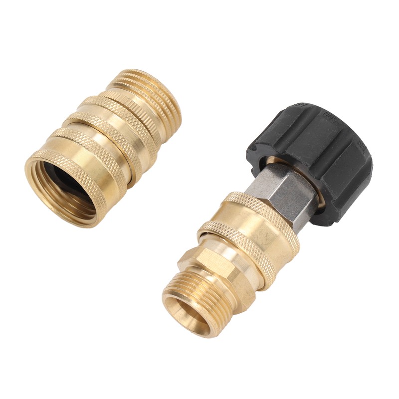 8pcs Pressure Washer Adapter Set Quick Coupler Fittings Metal Quick