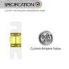 Greluma Pack of 6 20A Mini ANL Fuses for Automotive