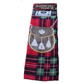 Scottish Kilt Towel Royal Stewart Design
