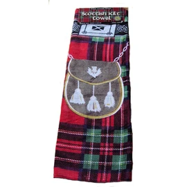 Scottish Kilt Towel Royal Stewart Design