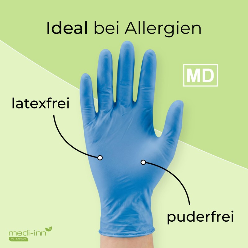 Medi-Inn Disposable Gloves Vinyl Latex Nitrile Powder-Free S M L