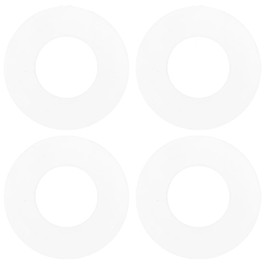 4 Pack Valve Base Sealing Washer, Seal Diaphragm for 816.418.00.1, Flush Repair Cistern Seal Compatible with Geberit, Replacement Rubber Ring for Geberit, Dual Flush Systems (63mm x 32mm x 3mm,White)
