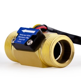 Digiten G3/4"Male Thread Water Flow Hall Sensor Switch Flowmeter Counter 1-30L/min