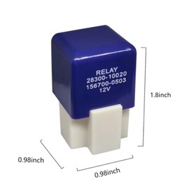 2 Pcs Starter 4 Pin Relay Purple 12 Volt 28300-10020 156700-0503 Toyota Camry For Corolla Lexus