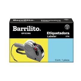 Barrilito Etiquetadora manual, 8 Dígitos para Marcar Precios de Productos. ET55