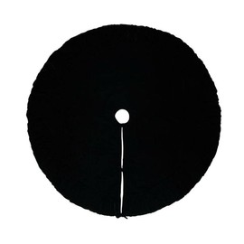 Vickerman 736753-60" Plush Black Velvet Treeskirt (QTX17791) Christmas Tree Skirts