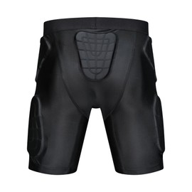 TUOY Men’s Padded Compression Shorts 5-Pad Football Girdle Hip Thigh Protector
