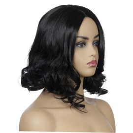 Minkissy Woman Short Curly Wig Synthetic Hair Cover Fashion Hair Accessories for Women