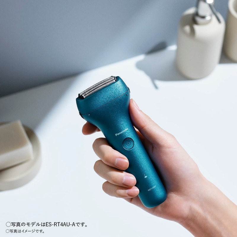 Panasonic ES-RT1AU-A Men's Shaver, 3 Blades, USB Charging Model, Dark