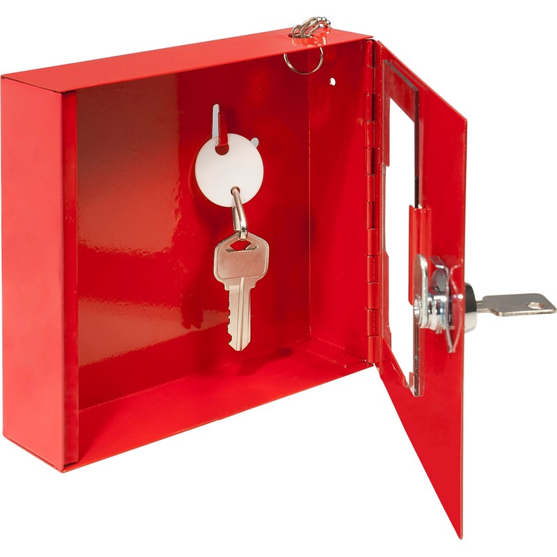 Barska Emergency Key Box with Breakable Glass and Hammer –