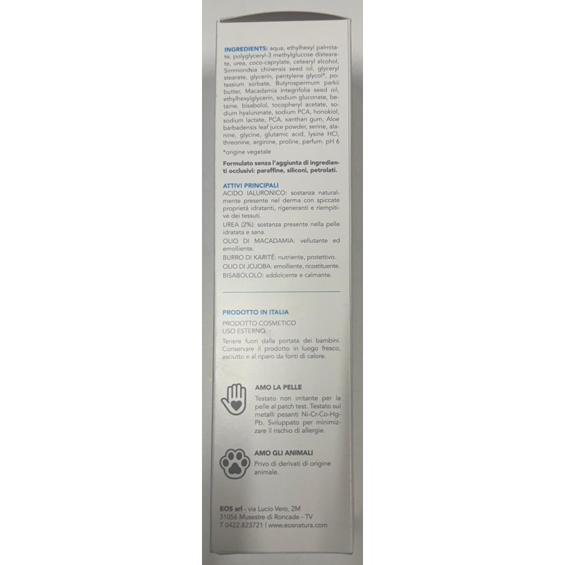 EOS Biodermal Fluid Totale+, feuchtigkeitsspendende Gesichts- und Körpercreme mit Hyaluronsäure