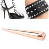 5 Pcs Punk Cone Spikes Studs Rose Gold Metal Long