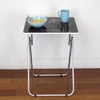 Home Basics Multi-Purpose Sturdy and Durable Decorative Bedside Laptop Snack