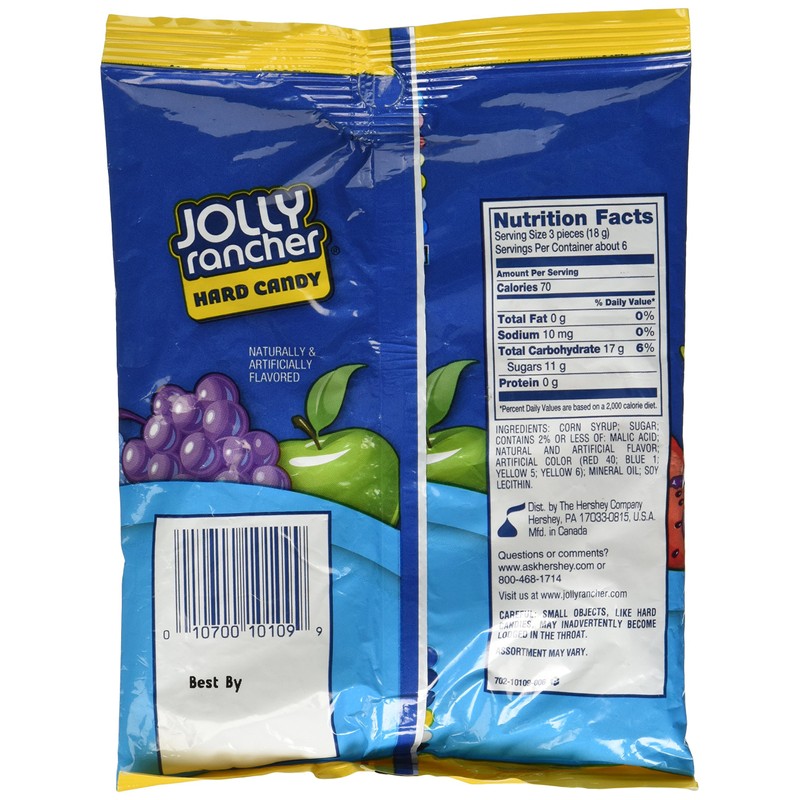Jolly Rancher Original Flavors: 3.8 oz (107 g) Bag