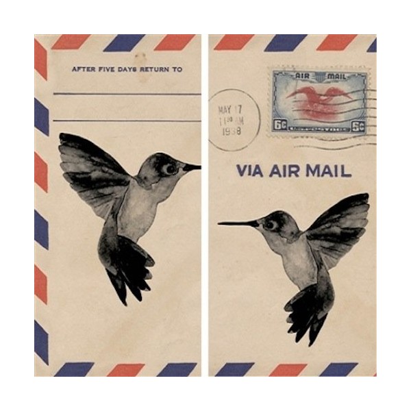 HomArt Air Mail Matches Match Box Set Of 2 Long Handle