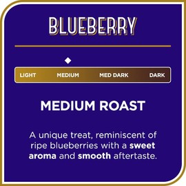 Don Francisco's Premium Blueberry Flavored Ground Coffee: 100% Arabica Beans, Rich Aroma, Perfect for Drip, Pour-Over, and French Press (3 X 12 oz Bag)