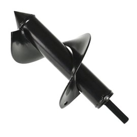 ACTIVLIFE for Auger Drill Bit 3 in. x 7 in.Black Garden Plant Flower Bulb Rapid Planter Spiral