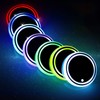 Ruiqas Car Cup Holder LED Light Mat Universal Color Changing