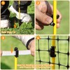 Efarmkeper 48 Inch / 4 Ft Fiberglass Step-in Electric Fence