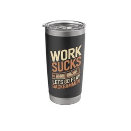 Dice Board Game - Strategy Backgammon Stainless Steel Insulated Tumbler