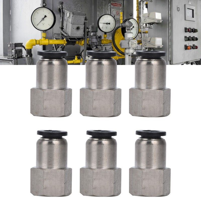 Female Straight Pneumatic Connecter Straight Pneumatic Quick Fitting Air Line