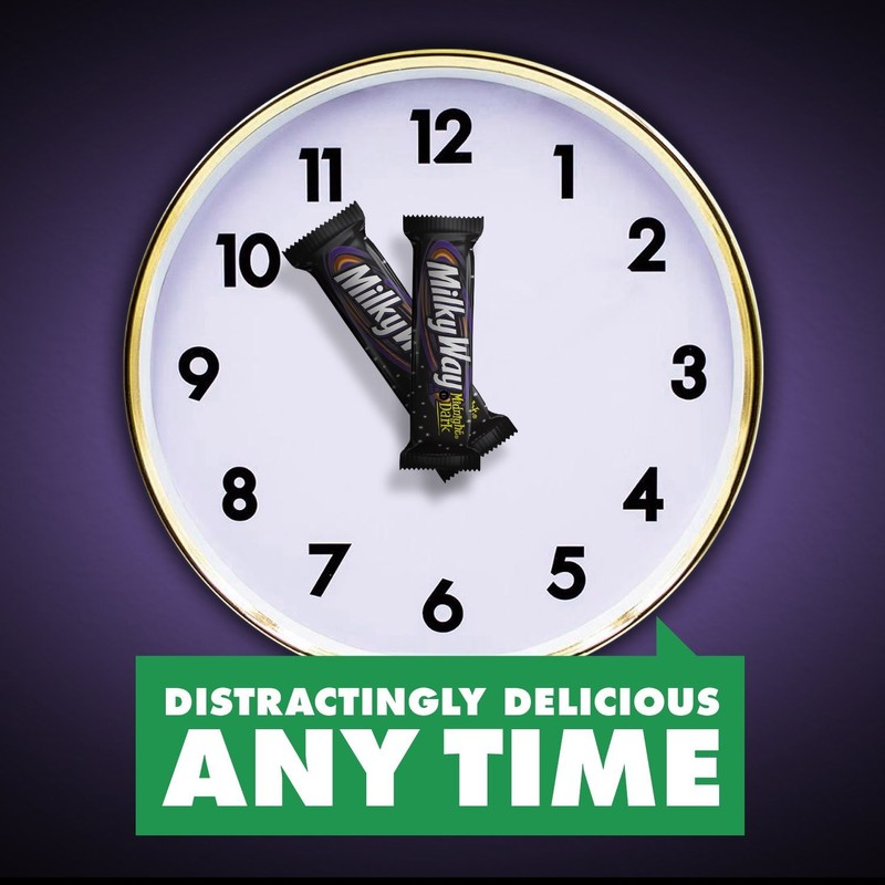 MILKY WAY Candy Midnight Dark Chocolate Bars Bulk Pack, Full