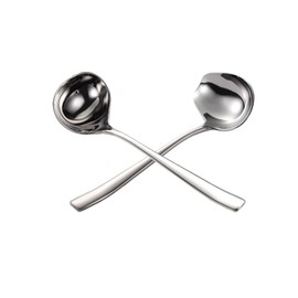 Wenkoni Small Ladle,Gravy ladle,Sauce Spoon Ladle,Sauce Ladle With Pouring Spout, 18/10 Non-magnetic Stainless Steel,Dishwasher Safe.
