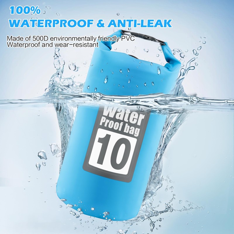 Artmitz 10L Waterproof Dry Bag for Kayaking Swimming Boating Camping