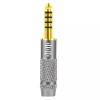 Geekria 4.4mm Male to 3.5mm Balanced Female Gold-Plated Headphones Adapter