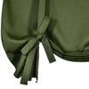 DONREN Olive Tie Up Curtains for Kithcen Living Room Adjustable