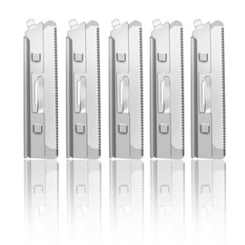 Set of 5 Replacement Blades for Dermaplaning Razors - Facial Razor Refills for Eyebrow Shaping, Precision Exfoliation & Hair Removal for Radiant, Smooth Skin - Dermaplane Tool