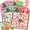 zheyistep 56 Sheets Christmas Bingo Game, 32 Players Christmas Bingo