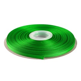 ITIsparkle 6mm Width (1/4") Grosgrain Ribbon 45 Meters (Full Reel) Crafts Gift Wrap Floristry - Emerald Ribbon