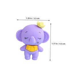 Operitacx 1set Eraser Pencil Top Erasers for Mini Erasers for Kid Mini Erasers Bulk Eraser Toppers Cute Puzzle Eraser Elephant Ornament Eraser Pets Animal Erasers 36pcs