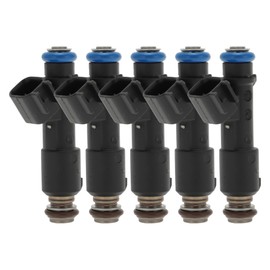 Hihaha 5 Pcs No.FJ1063/12616382 Fuel Injector for Buick Terraza 2006-2007 Car Engine Flow Match Fuel Nozzle