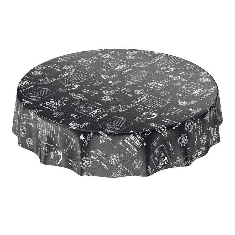 ANRO, oilcloth, wax tablecloth, linen look., 120 x 140cm