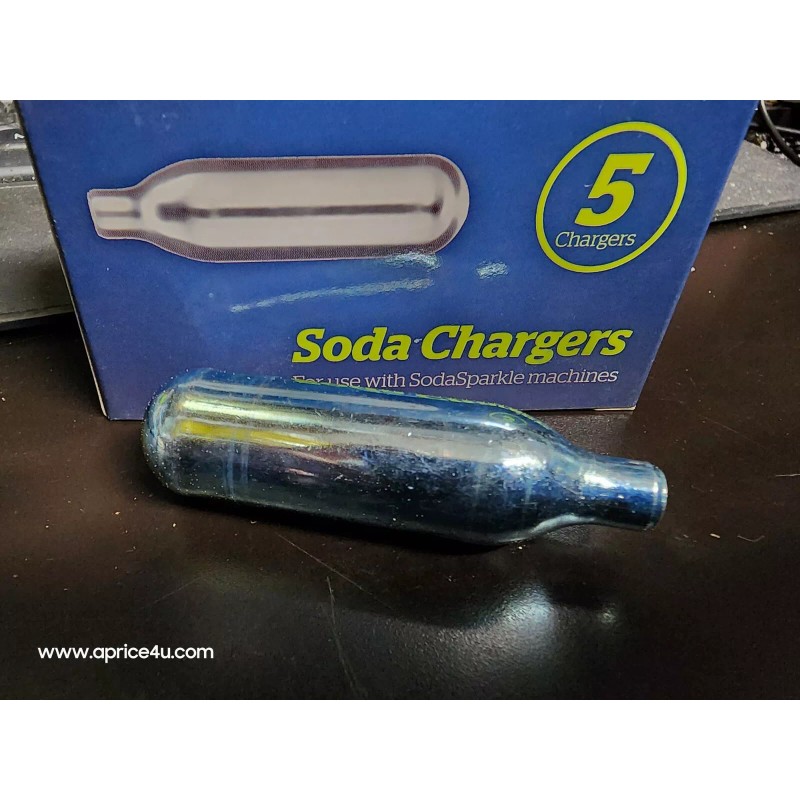 SodaSparkle CO2 SodaSparkle soda chargers 5 Pack for Original and
