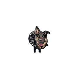 MULLIGAN HOOLIGAN German Shepherd Dog Golf Ball Marker + Magnetic Hat Clip, Funny and Unique Golf Gift, Premium Quality, The Perfect for Your Favorite Golfer, Golf Accessories for Any Occasions