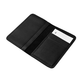 Everyman Black Holden Card Wallet Case Limited Edition Full Grain Leather Slim Wallet for Men, Black Finish Compact, Everyday Carry, Credit Card & ID Case
