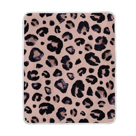 Snow Leopard Black Grey Beige Pink Throw Blanket for Kids Adults Fleece Blanket Super Soft Lightweight Velvet Fuzzy Warm Home Decor for Sofa Bed Living Rooms Couch Chair 60"X50"