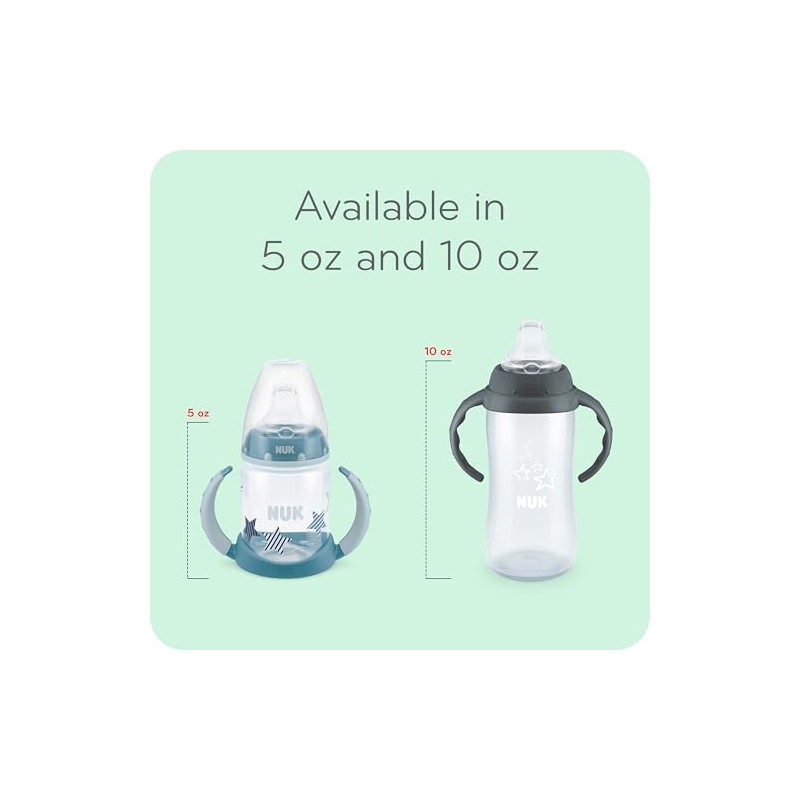 NUK - Taza Tritan para estudiantes pequeños, 5 onzas, más