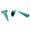 Universal Catheter Plugs for Catheters 5-13 mm Green (Pack of