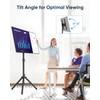 FORGING MOUNT Tripod Portable Floor TV Stand,Foldable Stand Height Adjustable