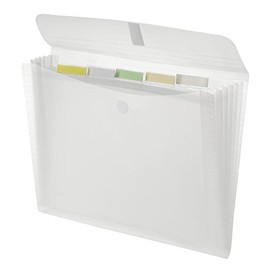 'Accordion Pocket Light with 5 Compartments + Tabs A4 PP Colourless Transparent "